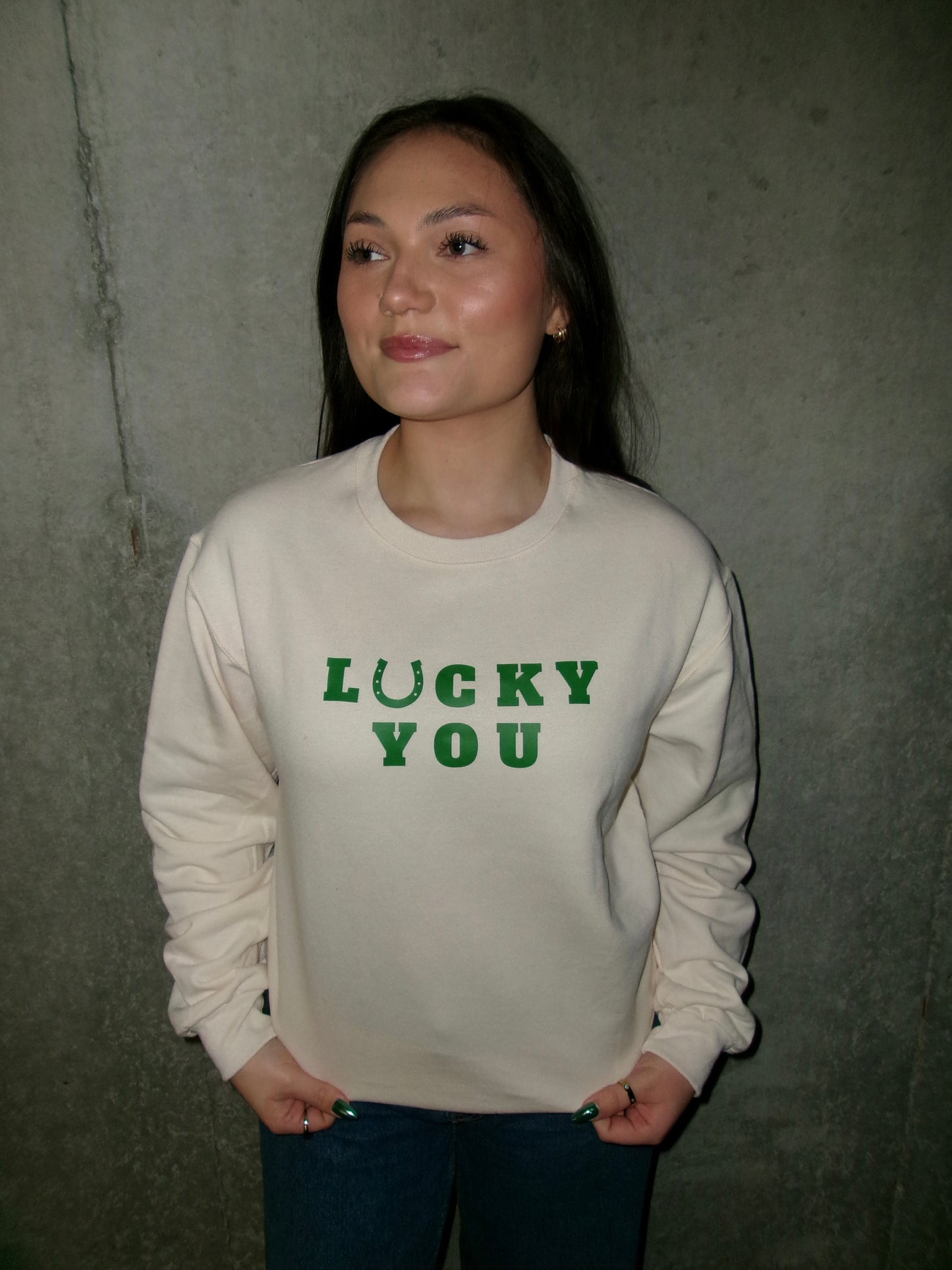 Cream St. Patty's Day Crewneck