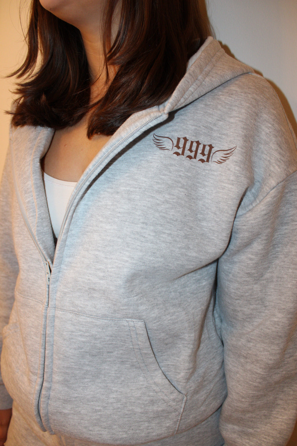 The Gray Zip-Up Sweat Set