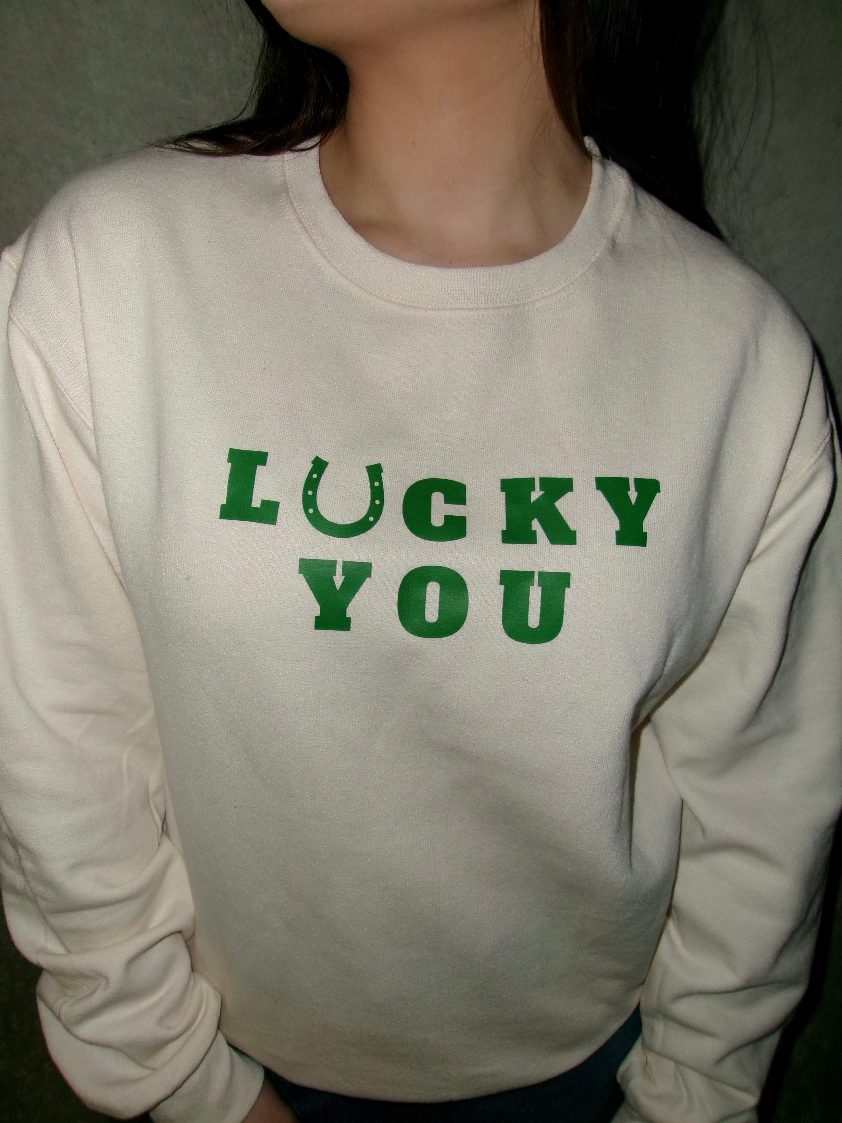 Cream St. Patty's Day Crewneck