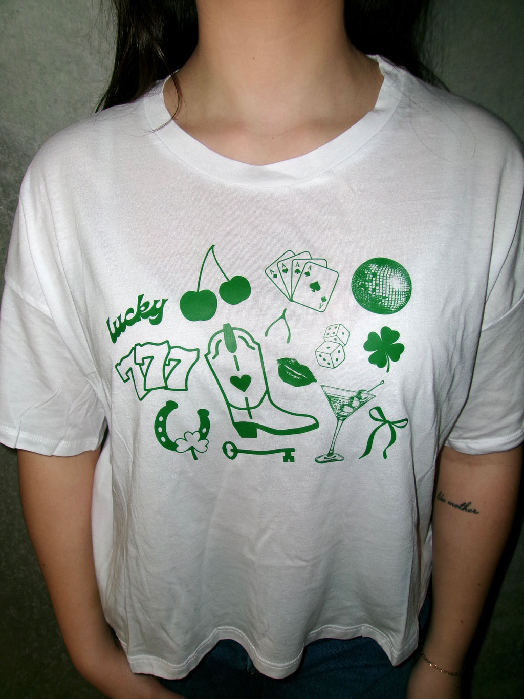 Lucky Charm Cropped Tee