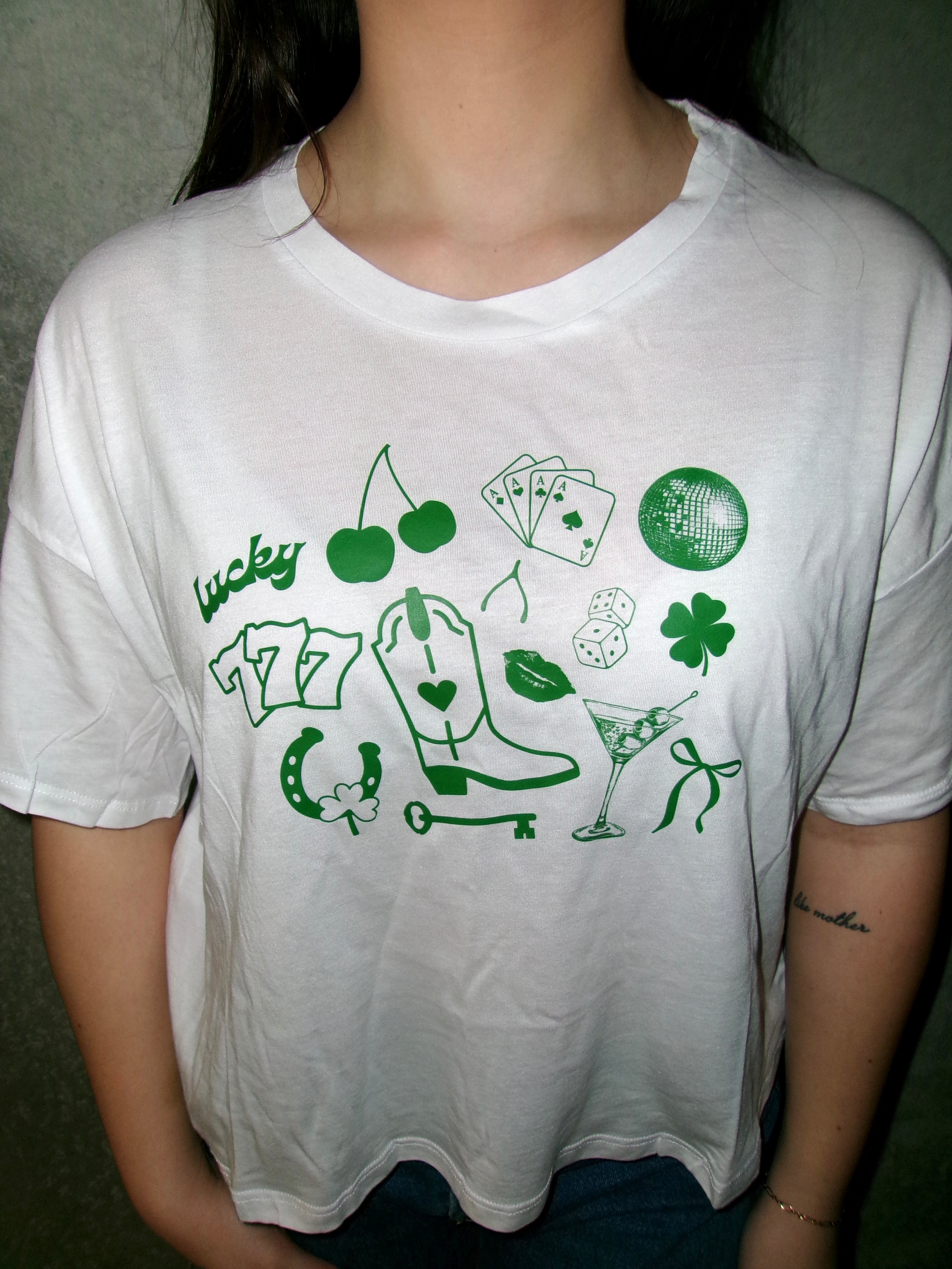 Lucky Charm Cropped Tee