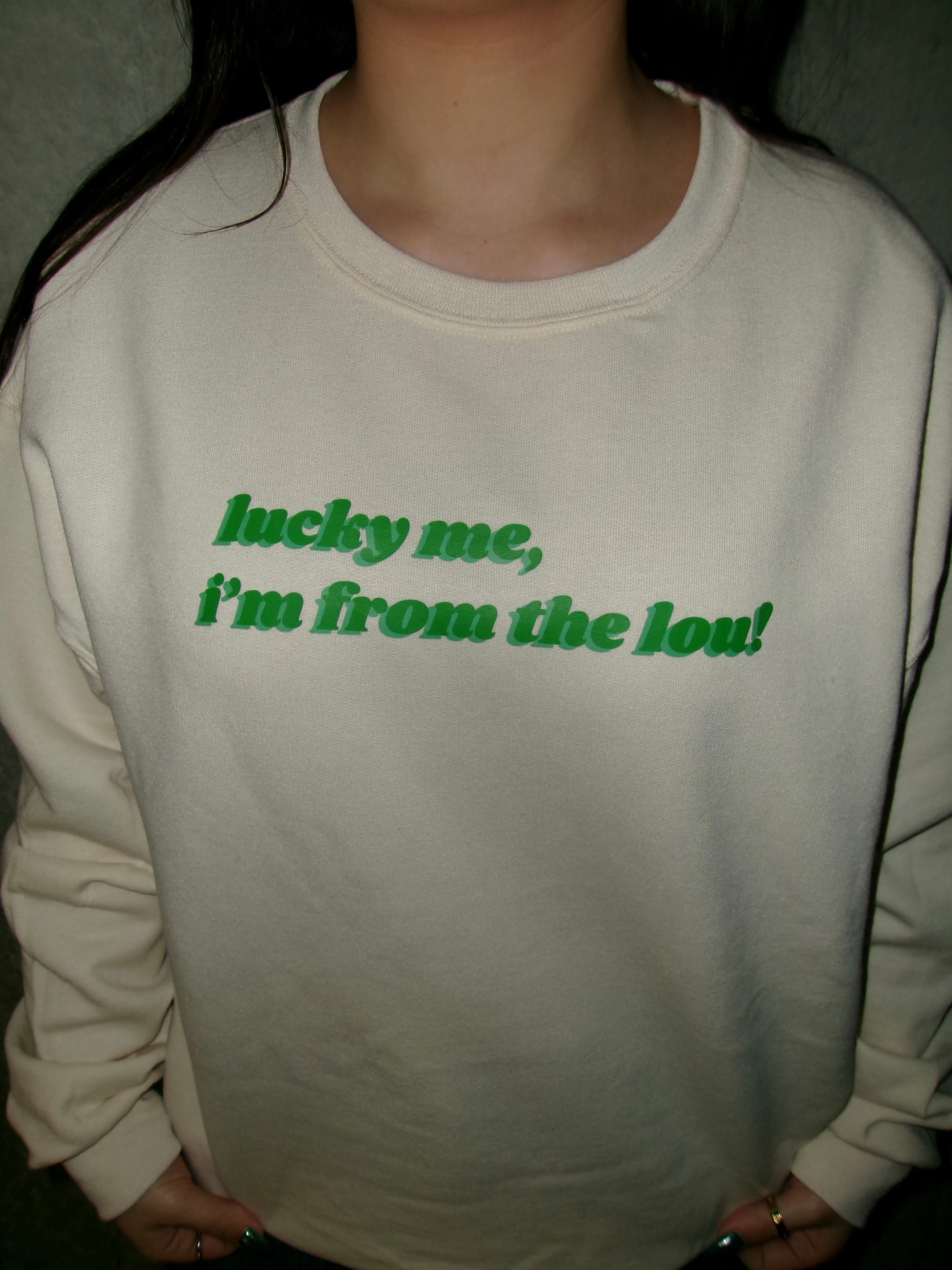 Cream St. Patty's Day Crewneck