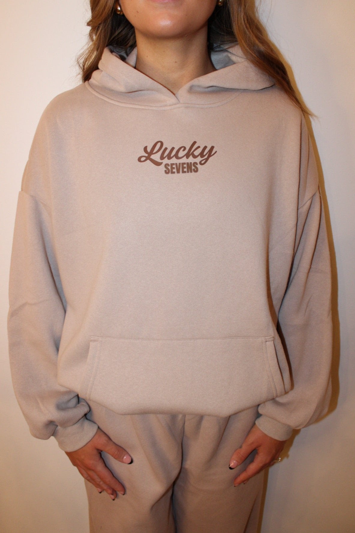 The Tan Hoodie Sweat Set