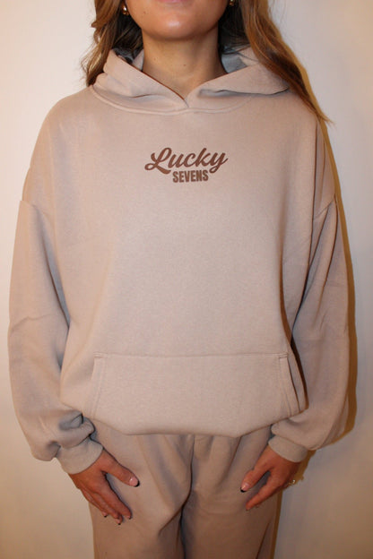 The Tan Hoodie Sweat Set