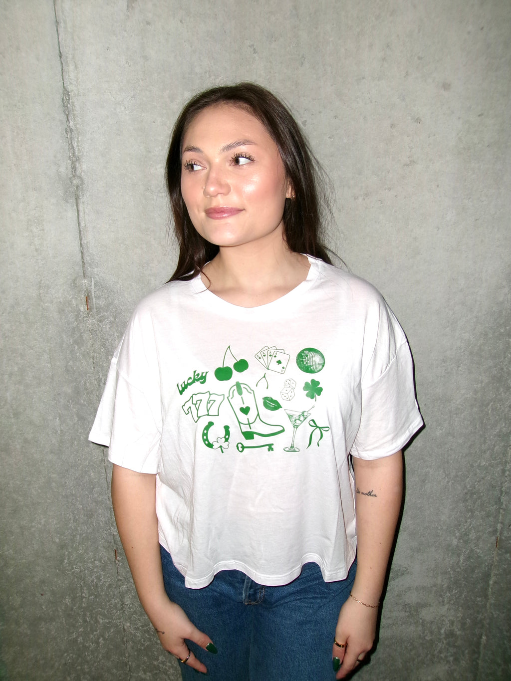 Lucky Charm Cropped Tee
