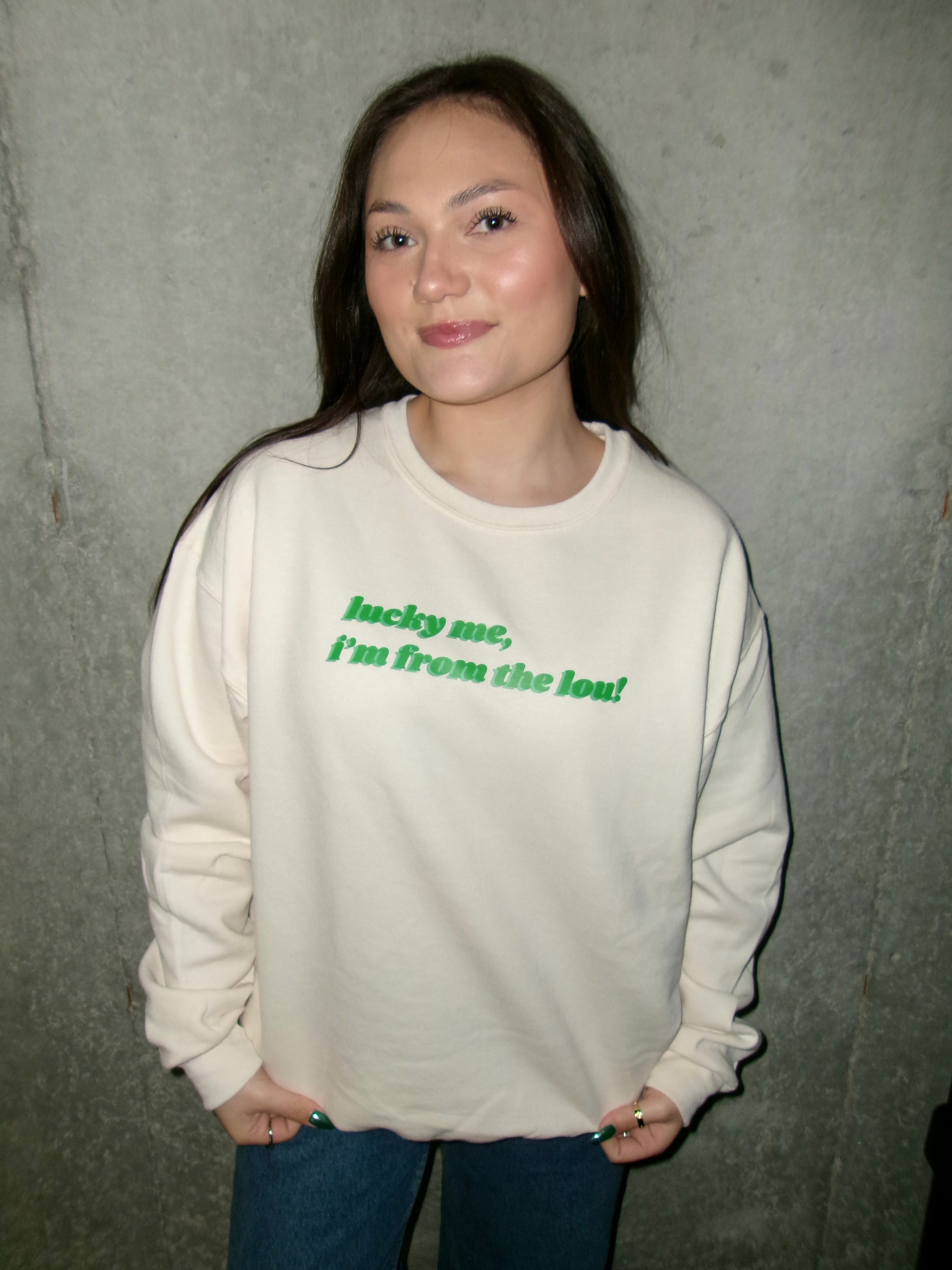 Cream St. Patty's Day Crewneck